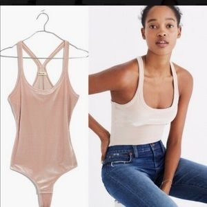 Madewell Velvet Bodysuit